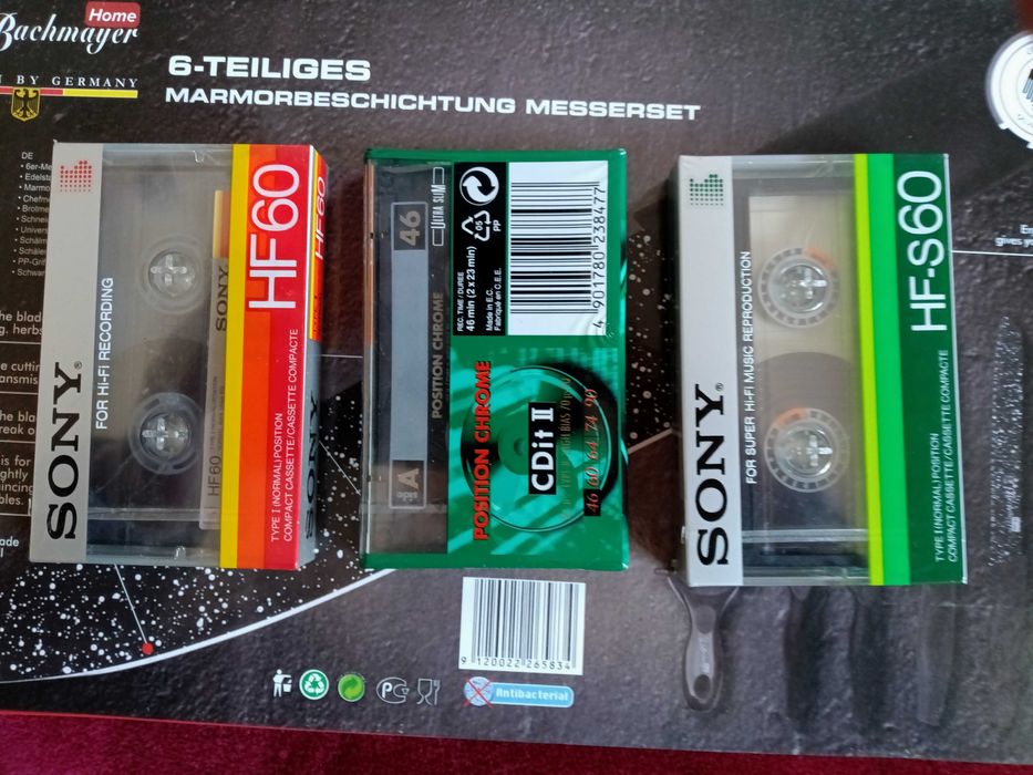 Casete originale Sony noi,sigilate