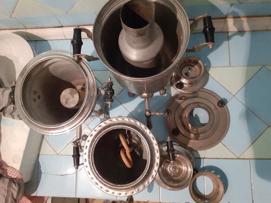 Коллекция самоваров.