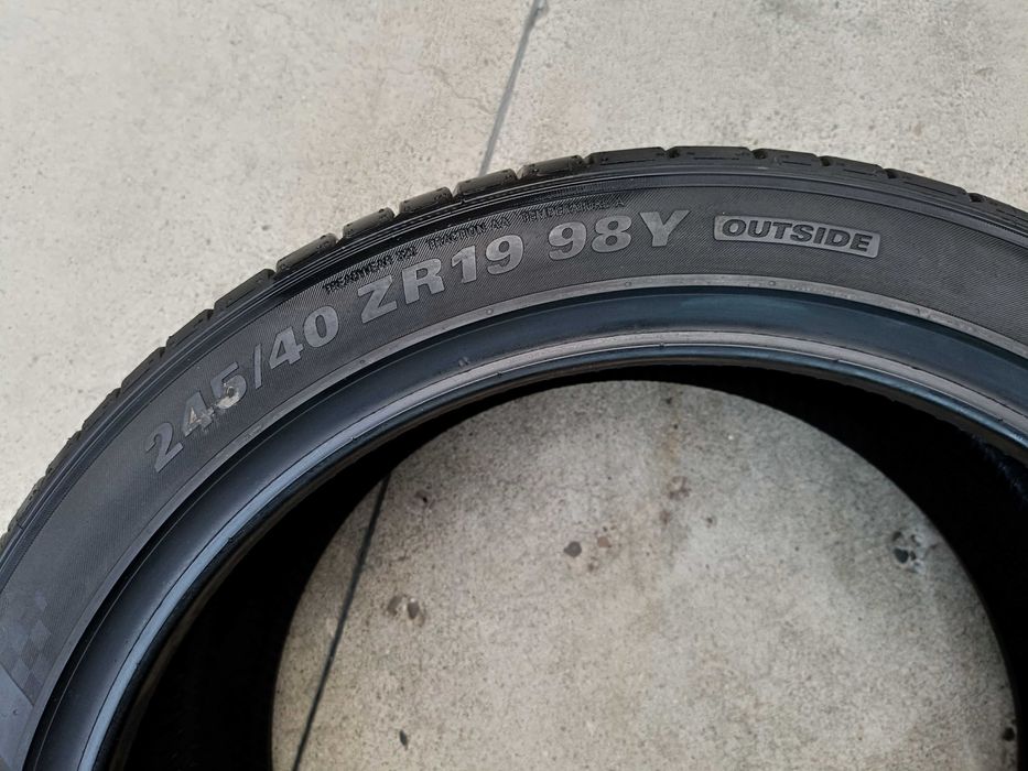 Set 4 anvelope noi de vara 245 40 19 cu 265 35 19 kumho ecsta