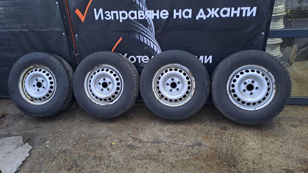 2бр. 16" 5Х120мм Фолксваген, 5х120мм VW С 4бр.  ГУМИ 205 R 16C