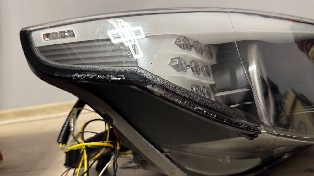 Тунинг фарове CCFL Angel Eyes за BMW E60 / E61 (2003-2007)