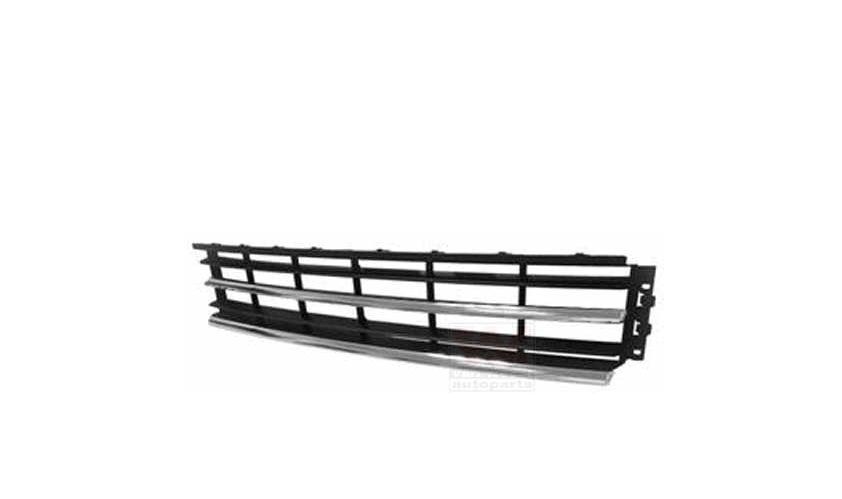 Grila bara Vw Passat (B7 (36)) Model Highline 11.2010-2015, Fata Partea centrala, Cu element cromat, 3AA853671B9B9