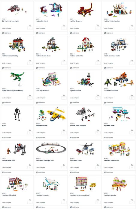 101 набор LEGO оригинал