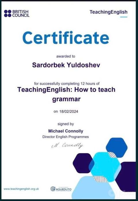 Репетитор Английского языкп