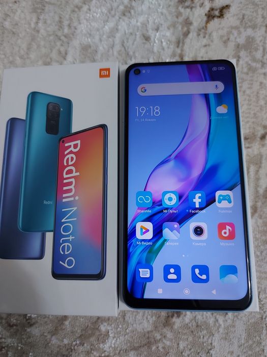 Redmi Note 9 Black 128Gb