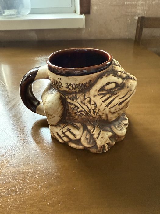 Кружки глиняные керамические