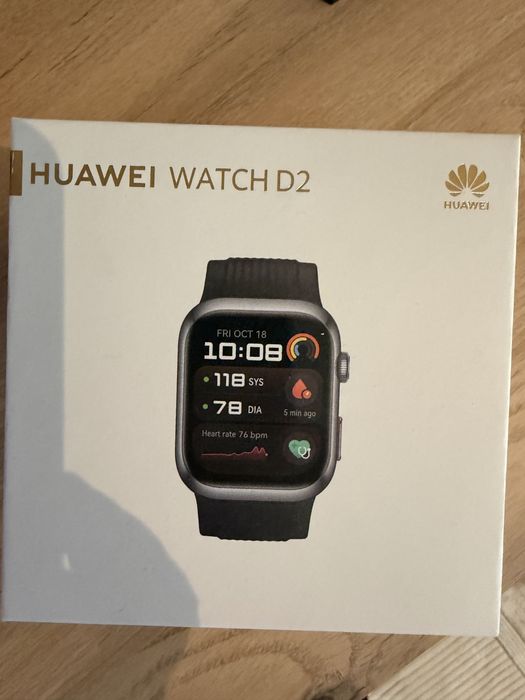 Smartwatch Huawei Watch D2, Black aluminum alloy Case, Black