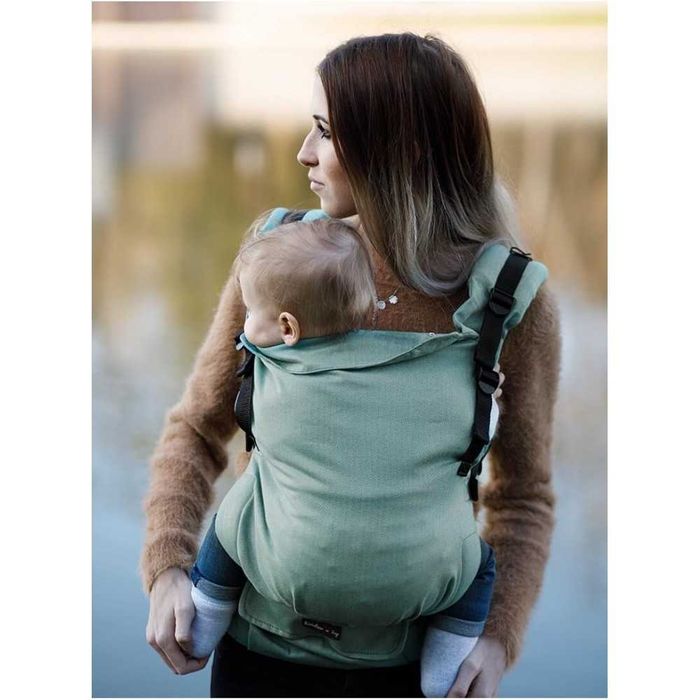 4+ месеца | Ергономична раница KinderHop MultiGrow - LittleHerringbone