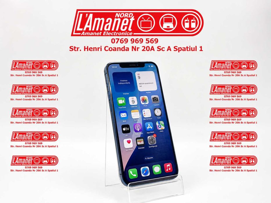 iPhone 12 Pro Blue 256 GB Neverlocked Stare Buna Baterie 100% Noua
