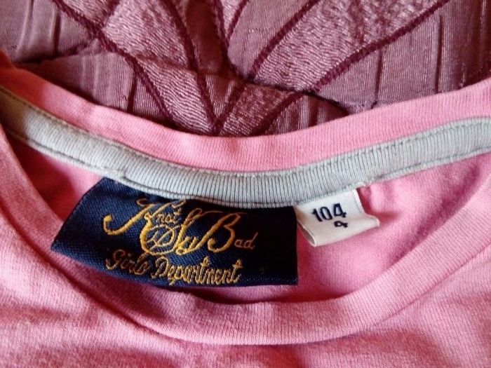 Детска рокличка за момиченце Knotly Bad - размер за 4 год.