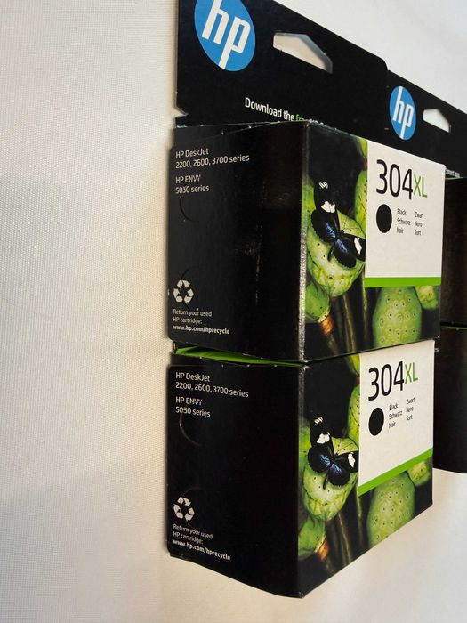 Cartus original HP 304XL BLACK / NEGRU  pachet 4 bucati