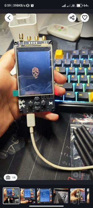 Esp32 div V2  
v: 1.7.2 
Yangi faqat ishlash ishl
