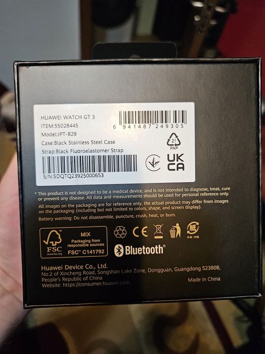 Smartwatch Huawei Watch GT 3*46 mm*Black*