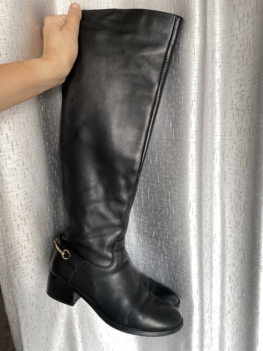 Продам сапоги кожаные