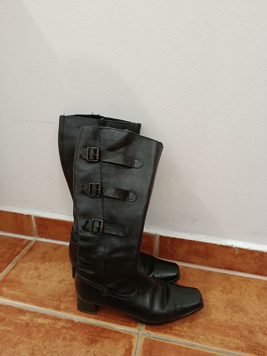 Cizme de piele marine 36