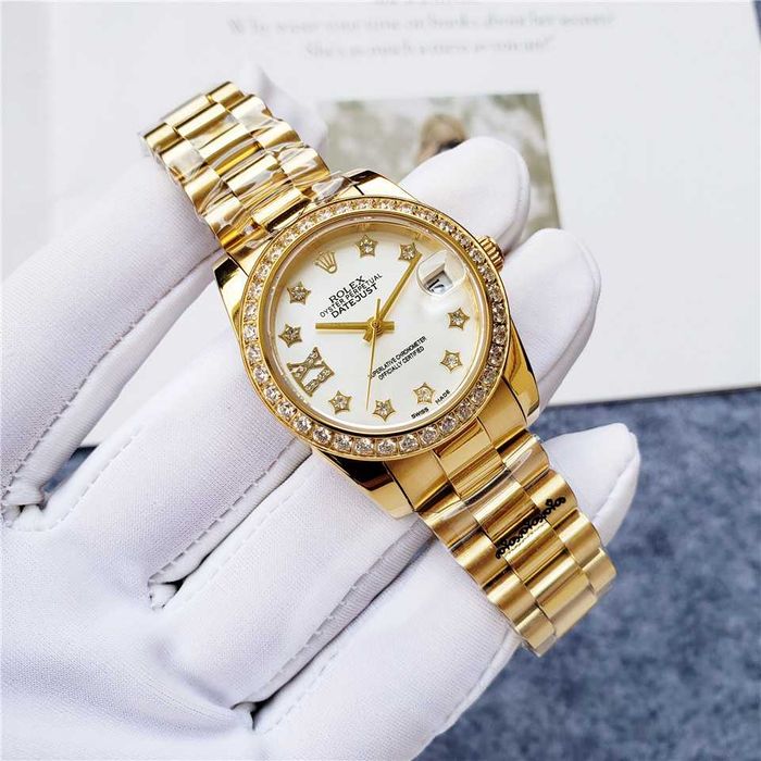 Автоматичен дамски часовник Rolex Lady-Datejust Gold