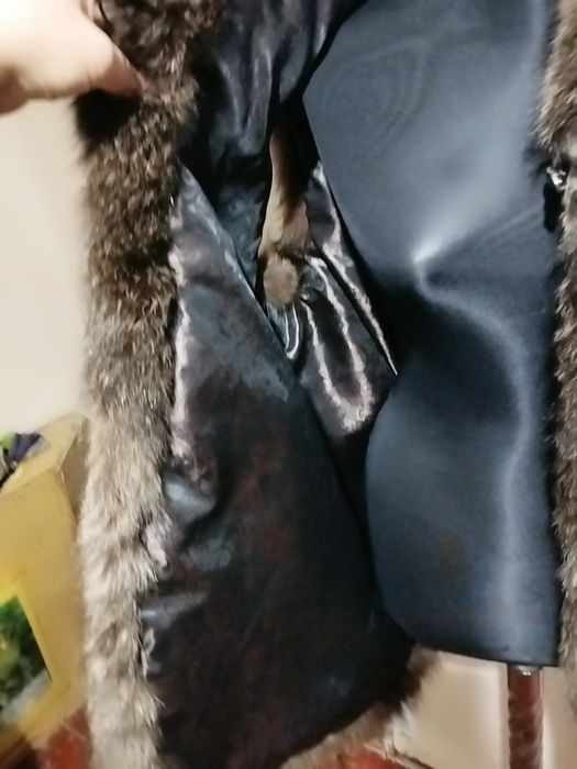 Енот МЕХ натуральный жилет 54размер