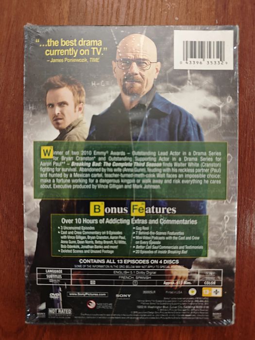 Продаю DVD-диски Во все тяжкие  Сезоны 2–6 (новые, запечатанные)