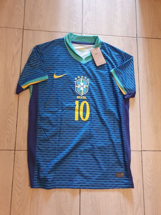 Tricou Fotbal Brazilia-Neymar JR #10