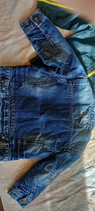 Дънково яке и шушляково на Adidas  за момче 24 - 36 месеца