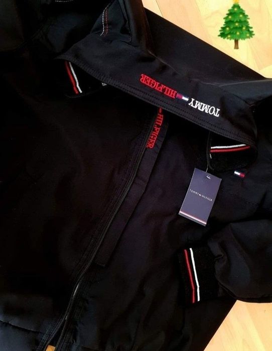 Jacheta barbati impermeabila Tommy Hilfiger,logo brodat,diverse marimi