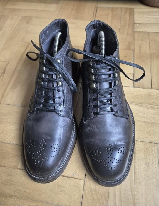 Ghete lux Dolce & Gabbana, Brogue Piele, Made in Italy, Bărbați - 40