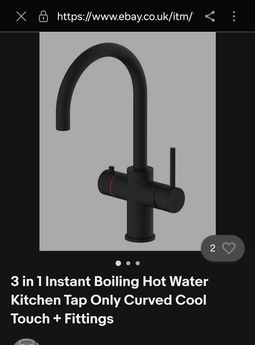 Baterie bucătărie  neagra  matt