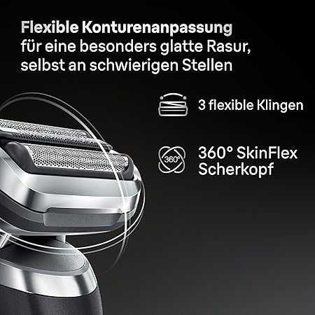 Електрическа самобръсначка Braun Series 7 72-N4200s със стойка за зареждане