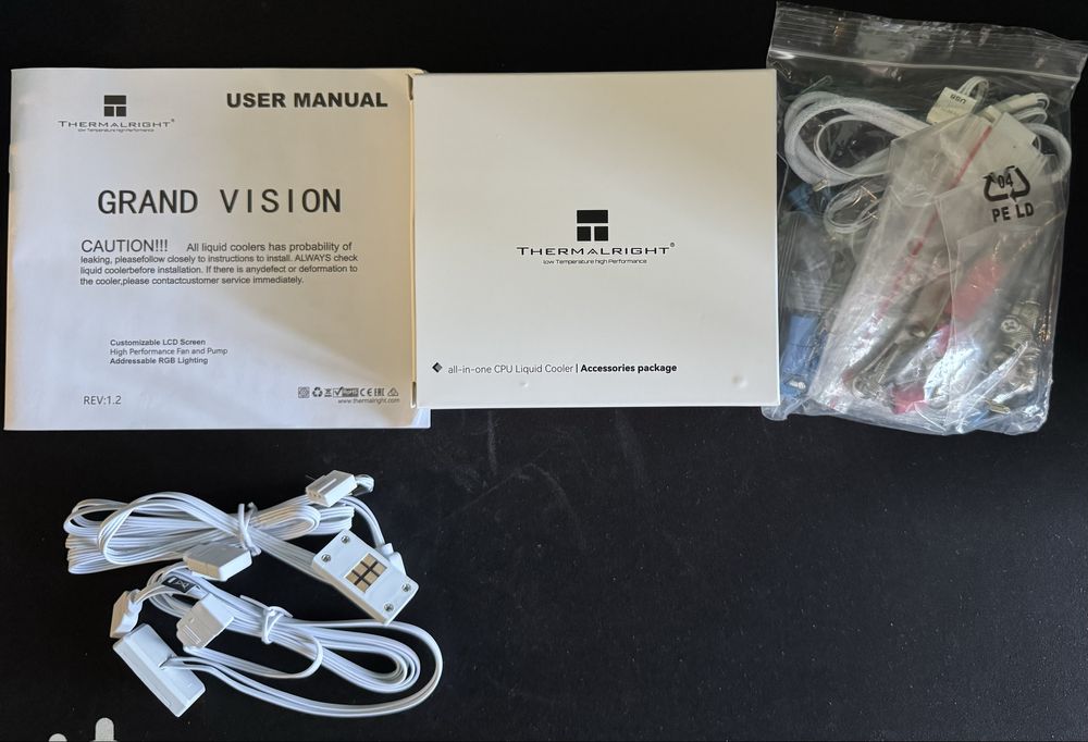 Cooler Procesor/CPU Thermalright Grand Vision 360 ARGB - white/alb - display