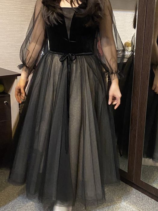 Вечернее платье с корсетом