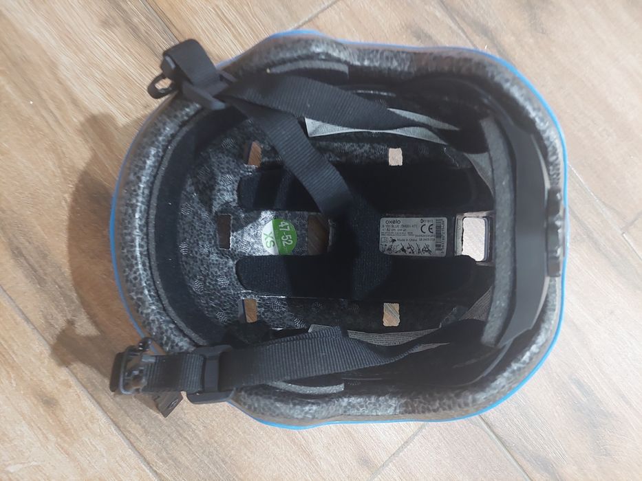 Cască protecție bicicletă/role, copii, albastru, Oxelo, XS (3-6ani)