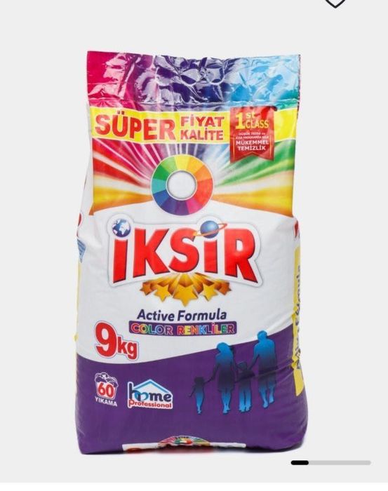 Стиральный порошок автомат Iksir брэнд Турция - 6 кг, 9 кг