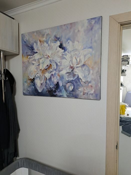 Картина маслом "Нежность"