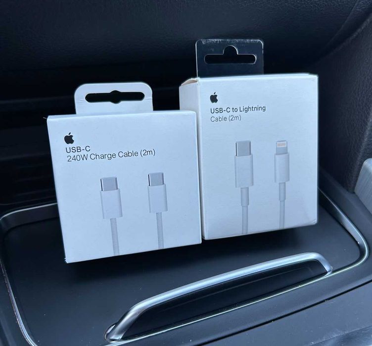 Cablu 1M USB-C 60W Type C- pentru iPad si iPhone 15/16/17 - Nou. Sigilat