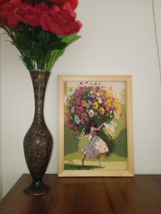 Алмазная мозаика готовая работа