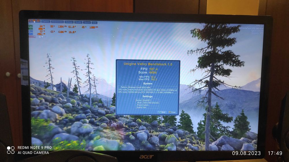 видеокарта  Palit GeForce GTX 1060 StormX 6GB GDDR5