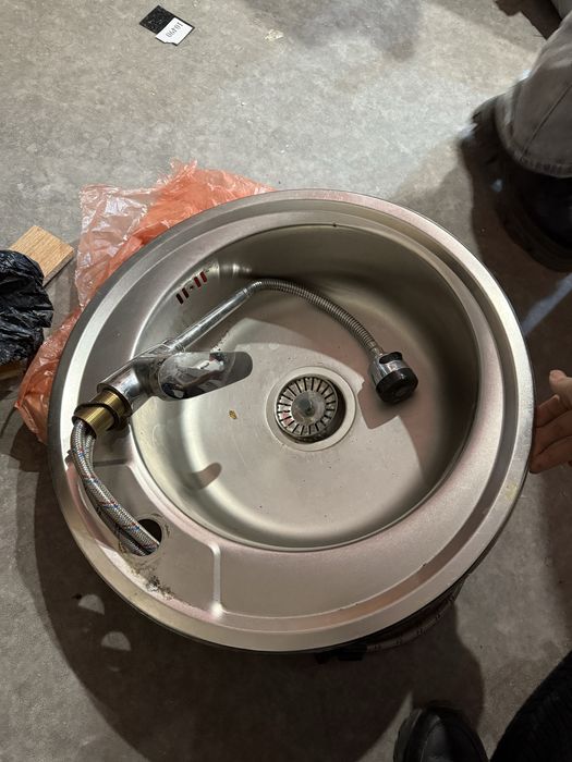 Мойка круглая