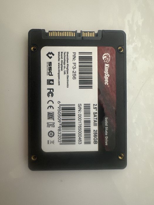 SSD 256GB KingSpec 2.5’’ SATAIII