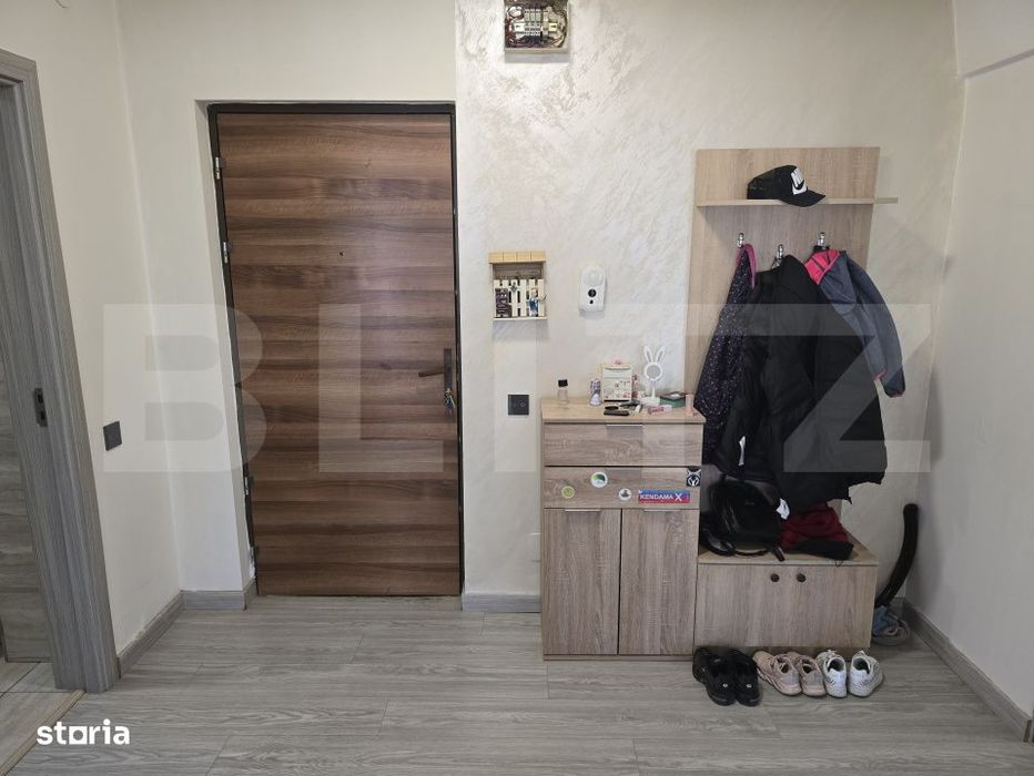 Apartament modern cu 3 camere, 69 mp, parter, balcon, Apahida