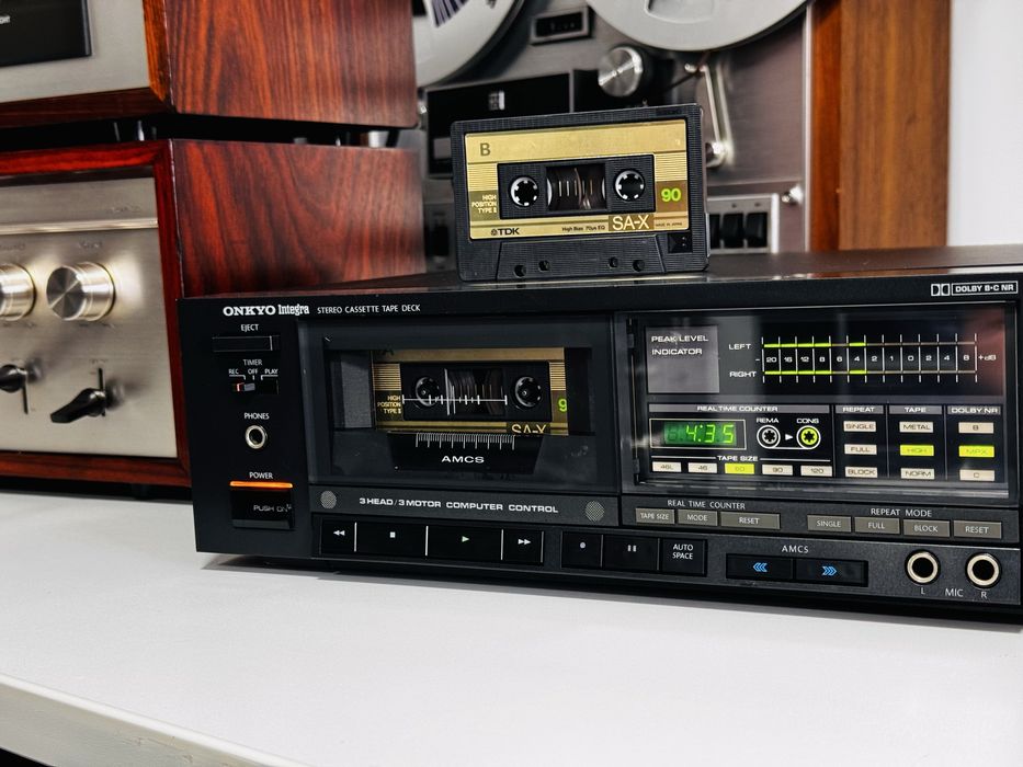 Deck de colecție ONKYO Integra TA-2500, 3 Head,sunet deosebit,accubias