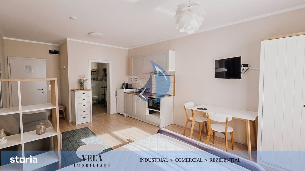 Studio semicentral, mobilat/utilat, zona excelenta