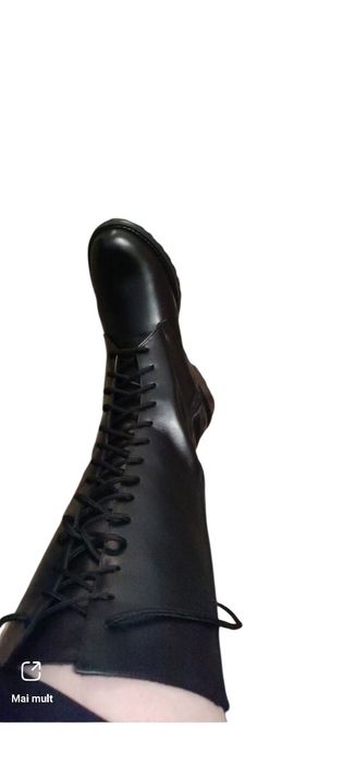 Cizme piele naturala Plus Size