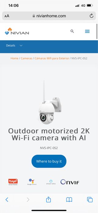 Pachet camera wi fi plus sitem de acess smart nivian