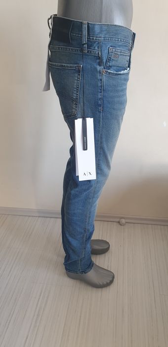 Armani Exchange A/X Slim Fit Mens Size 31/32 НОВО ОРИГИНАЛ Мъжки Дънки