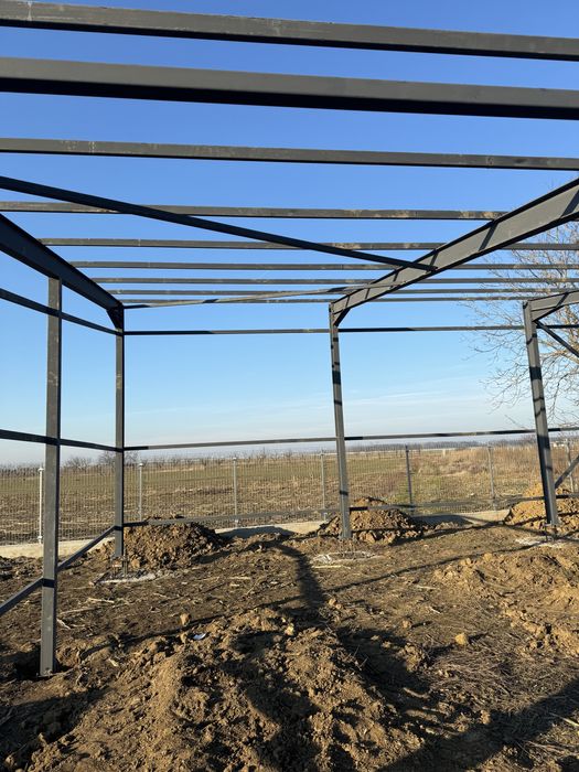 Structura metalica 8x14.85 x4 m strasina intr o apa din profil ipe 240 complecta