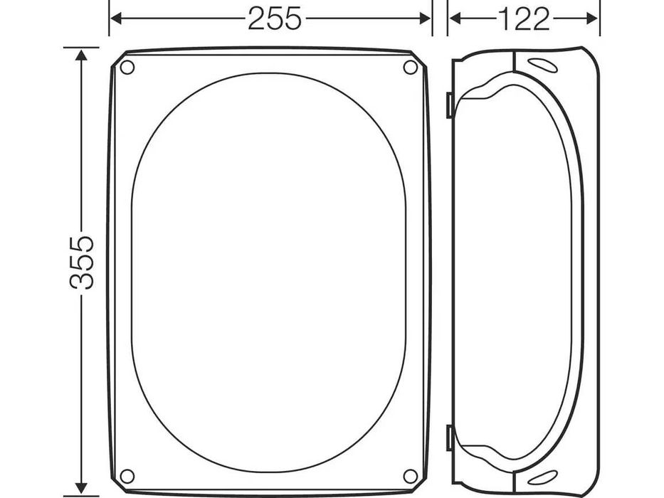 Cutie joncțiune HENSEL KF 5050 G KF5050G 355x255x122mm + 4x presetupe
