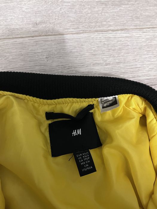 jachetă de aviator oversized h&m “the simpsons”