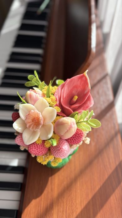 Ароматни букети - аранжировка от соев восък