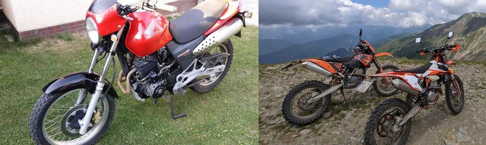 Moto Honda Vigor | KTM EXC 250 | KTM EXC 350