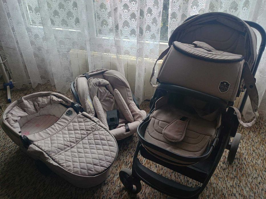 Детска количка 3 в 1 Kikkaboo Vicenza